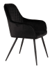 House Nordic 2-delige set: eetkamerstoelen zwart - (B)65 x (H)87 x (D)57 cm