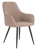 House Nordic 2-delige set: eetkamerstoelen "Harbo" beige - (B)57 x (H)87 x (D)65 cm