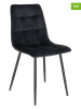 House Nordic 2-delige set: stoelen zwart - (B)44 x (H)86 x (D)55 cm