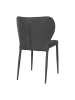 House Nordic 2-delige set: stoelen donkergrijs - (B)52 x (H)83 x (D)54 cm