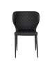 House Nordic 2-delige set: stoelen zwart - (B)54 x (H)83 x (D)52 cm
