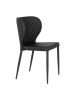 House Nordic 2-delige set: stoelen zwart - (B)54 x (H)83 x (D)52 cm