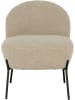 House Nordic Fauteuil "Merida" beige - (B)66 x (H)71 x (D)57 cm