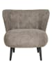House Nordic Loungefauteuil "Colvelo" bruin/zwart - (B)77 x (H)73 x (D)77 cm