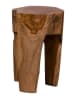 House Nordic Hocker in Braun - (H)40 x Ø 30 cm