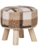 House Nordic Hocker in Braun - (H)29 x Ø 31 cm