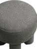 House Nordic Pouf "Canberra" in Grau - (H)43 x  Ø 43 cm