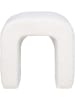 House Nordic Poef "Colma" wit - (B)41 x (H)36,5 cm