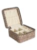 House Nordic Schmuckkästchen "Marrakech" in Braun - (B)11 x (H)6,5 x (T)11 cm