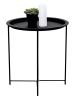 House Nordic Couchtisch in Schwarz - (H)50,5 x Ø 46,8 cm