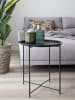 House Nordic Couchtisch in Schwarz - (H)50,5 x Ø 46,8 cm