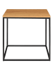 House Nordic Salontafel lichtbruin/zwart - (B)45 x (H)45 x (D)45 cm