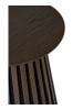 House Nordic Beistelltisch "Osaka" in Braun - (H)50 x Ø 40 cm