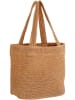 House Nordic Strandtasche "Parade" in Hellbraun - (B)31 x (H)46 cm