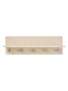 House Nordic Wandkapstok "Rocca" beige - (B)50 x (H)12 x (D)16 cm