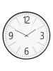 House Nordic Wanduhr in Weiß/ Schwarz - Ø 51 cm