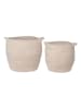 House Nordic 2er-Set: Körbe "Lamas" in Beige