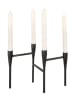 House Nordic Kerzenständer in Schwarz - (B)28 x (H)21 cm