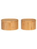 House Nordic 2er-Set: Aufbewahrungsboxen "Chefalu" in Hellbraun