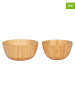 House Nordic 2-delige set: schalen "Chefalu" lichtbruin