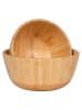 House Nordic Miski (2 szt.) "Chefalu" w kolorze jasnobrązowym