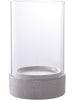 House Nordic Kaarshouder transparant/grijs - (H)25,5 x Ø 16 cm