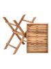 House Nordic 2in1-Tisch in Hellbraun - (B)39 x (H)49,5 x (T)29 cm