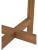 House Nordic Beistelltisch "Terracina" in Hellbraun/ Weiß - (H)46 x Ø 37 cm