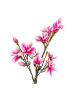 House Nordic Kunstplant "Magnolia Tree" roze - (H)75 cm