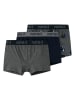 name it 3er-Set: Boxershorts in Grau/ Schwarz