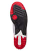 New Balance Leder-Sneakers "550" in Weiß/ Rot
