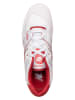 New Balance Leder-Sneakers "550" in Weiß/ Rot