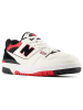 New Balance Leren sneakers "550" wit/rood