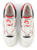 New Balance Skórzane sneakersy "550" w kolorze kremowo-czerwonym