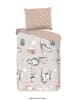 Good Morning Beddengoedset "Catlife" beige