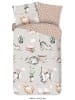 Good Morning Bettwäsche-Set "Catlife" in Beige