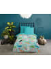 Good Morning Beddengoedset "Festen" turquoise