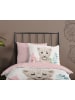 Good Morning Komplet pościeli "Sama" w kolorze biało-jasnoróżowym