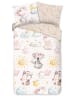Good Morning Beddengoedset "Hugs" zandkleurig
