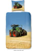 Good Morning Beddengoedset "Tractor" blauw/beige
