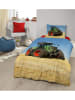 Good Morning Beddengoedset "Tractor" blauw/beige