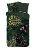 Good Morning Beddengoedset "Esmee" donkergroen/goudkleurig/zwart