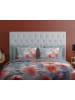 Good Morning Komplet pościeli "Satre" w kolorze niebieskoszaro-czerwonym