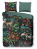 Good Morning Renforcé-Bettwäsche-Set "Funky" in Grün/ Bunt