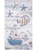 Good Morning Ręcznik plażowy "Maritim" w kolorze kremowo-niebieskim