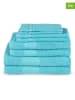 Good Morning 8-delige set: doeken turquoise