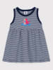 PETIT BATEAU Jurk donkerblauw/wit/roze