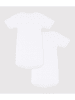 PETIT BATEAU 2-delige set: rompers wit