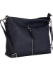 Mia Tomazzi Leren schoudertas "Alerami" donkerblauw - (B)30 x (H)25 x (D)10 cm