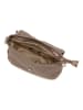 Mia Tomazzi Leder-Umhängetasche "Pontida" in Braun - (B)28 x (H)20 x (T)8 cm